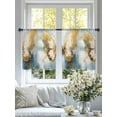 thumbnail image 4 of Butterfly Sheer Curtains 45 Inches Long 2 Panels Abstract Oil Painting Light Filtering Semi Sheer Window Curtains Drapes for Bedroom Living Room 52"x45", 4 of 7