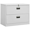 thumbnail image 5 of vidaXL Filing Cabinet Under Desk Office File Cabinet Storage Cabinet Steel, 5 of 48