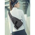thumbnail image 2 of Sac de Poitrine pour Hommes, Sac à Bandoulière pour Femmes, Sac Messager avec Sac à Bandoulière USB, Sac à Bandoulière pour Voyage, Cyclisme, Camping, Randonnée, Imperméable Poly, 2 of 5