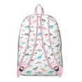 thumbnail image 3 of Watercolor Baby Dino Pattern Backpack – Cute Hand-Drawn Dinosaur Print Bookbag for School and Trips, 3 of 5