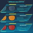 thumbnail image 4 of Red Lens Glasses Blue Light Glasses Men Women - 99.9% Blue Green Blocking for Computer, Gaming, TV, Phone Screens, 4 of 8