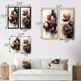 thumbnail image 4 of Designart "Scarlet Crocus Blossoms I" Crocus Framed Wall Art Set Of 2 - Red Floral Gallery Wall Frame Set For Home Decor, 4 of 6