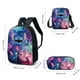 thumbnail image 2 of Juego de 3 mochilas para niños, mochila de dibujos animados con bolsa para el almuerzo, estuche para lápices para la escuela, viajes al aire libre, camping, picnic, 2 of 10