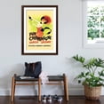 thumbnail image 3 of Art.com Pur Champagne Art Print by Leonetto Cappiello, Brown Frame Wall Art, 32" x 44", 3 of 5