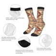 thumbnail image 3 of Honeii Traditional Tribal Aztec Print Children's Colorful Socks,Unisex Kids and Toddlers' Cushioned Sock,Kids Athletic Crew Socks,for Everyday Wear and Sports, 3 of 5