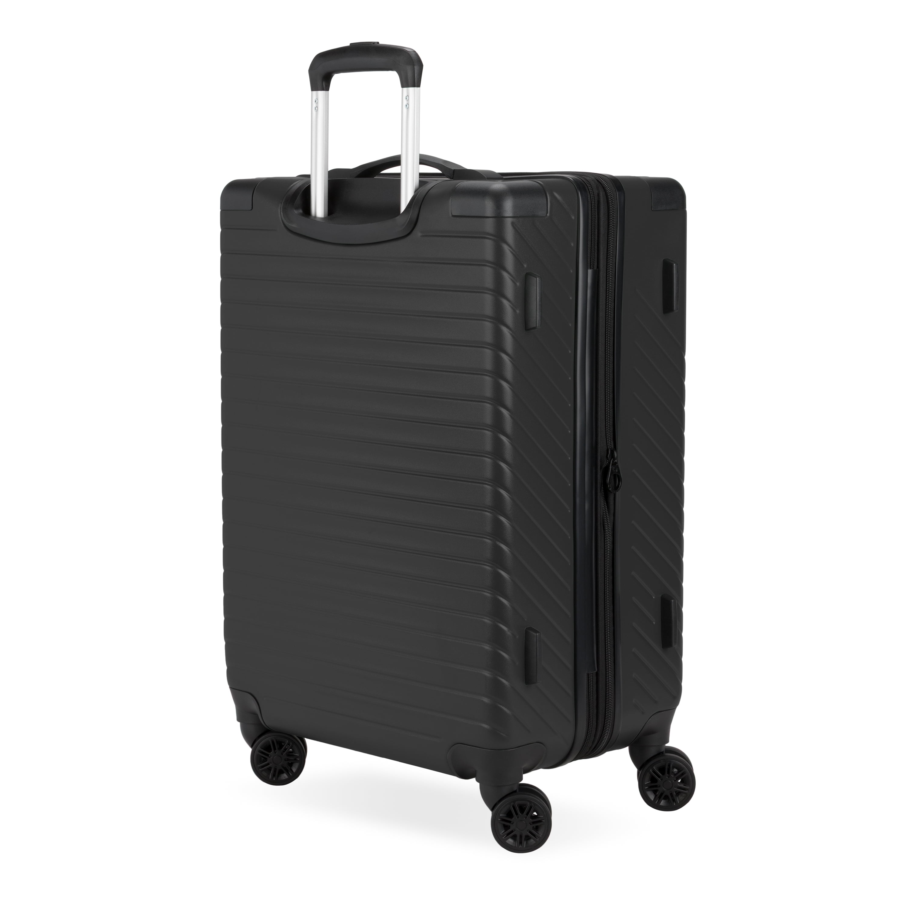 SWISSGEAR Edge Hardside Medium Checked Spinner, Black
