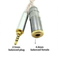 thumbnail image 1 of HIFI Balance Audio Cable Male 2.5mm to 3.5mm 4.4mm Female Headphone Conversion Cable Line Adapter, 1 of 3