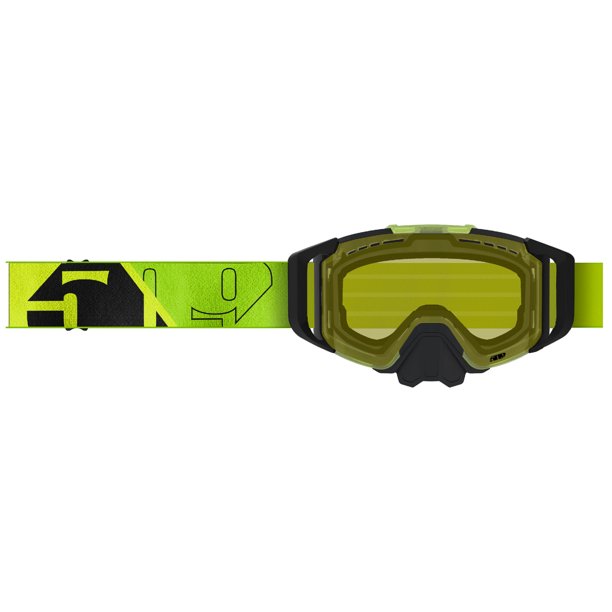 509 Adult HiVis Lime Sinister X6 Snowmobile Goggle 2020 Snocross Snowcross