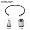 thumbnail image 2 of Uxcell Coaxial Cables 400 Type N Male to SMA Male Low Loss Coaxial Cables 2FT Black 1Pcs, 2 of 4
