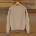 thumbnail image 4 of biudgviw Cardigan for Women Trendy Long Sleeve Button Down Shirts Comfy Soft Crew Neck Knit Sweaters Going Out Outfits, 4 of 5