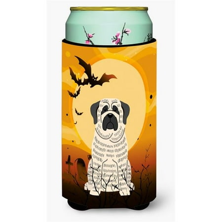 

Halloween Mastiff Brindle White Tall Boy Beverage Insulator Hugger