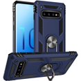thumbnail image 4 of Compatible with Samsung S10, Extreme Protection Military Armor Dual Layer Protective Cover with 360 Degree Swivel Ring Kickstand Blue, 4 of 8