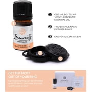 Essence Refresh Kit – Immunity Essential Oil Blend – Black Aromatherapy Pod