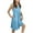Light Blue, variant on Nightgowns for Girls, Soft Summer Pleated Front Sleeveless Sleep Dresses Pink Size 7-8 T