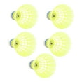thumbnail image 1 of Night Glow Badminton, 5 PCS 30mah Light Up Shuttlecocks Nylon and Electronic Components LED  for Playground, 1 of 7