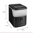 thumbnail image 6 of Frigidaire 33 lbs. Countertop Nugget Ice Maker, Self-Cleaning Ice Machine with Touch Controls, Black Stainless Steel, 6 of 11