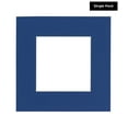 thumbnail image 2 of Bottle Blue Acid Free 16x16 Picture Frame Mats with White Core Bevel Cut for 8x8 Pictures - Fits, 2 of 3