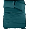 thumbnail image 1 of King Bed Sheet Set Piece Bedding Soft Brushed Microfiber Fabric Shrinkage & Fade Easy Care (), 1 of 7