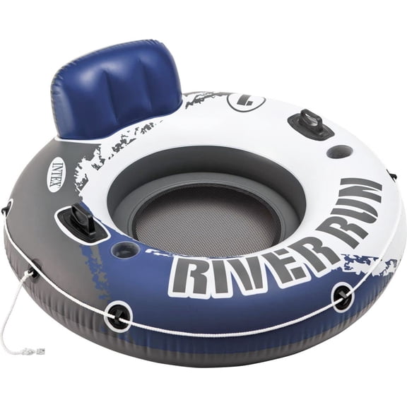 Intex River Run I Sport Lounge, Inflatable Water Float, 53" Diameter