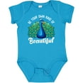 thumbnail image 3 of Inktastic Peacock Girls Baby Bodysuit, 3 of 5