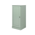 thumbnail image 3 of 100% Solid Wood 16.5" W x 36" H- Short Bathroom Cabinet with Solid Door, Sage Wooden Cabinet, 3 of 5