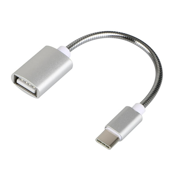 USB Type C Adapter, Aluminum USB C Male to USB 3.0 A Female OTG Cable Convert Connector for Smartphone Cellphone Notebook - Walmart.com - Walmart.com