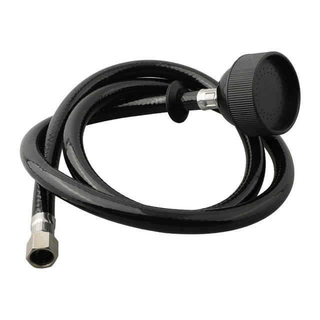 Shampoo Bowl Nozzle Black Rubber Hose Suitable For Salon Beauty Spa Barber Shop