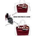 thumbnail image 5 of CAILDANL Felt Purse Bag Organizer Insert with zipper Bag Tote Shaper Fit Speedy Neverful PM MM, 5 of 6