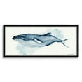 thumbnail image 2 of Stupell Industries Serene Humpback Whale Watercolor Painting Blue Nautical Animal, 24 x 10, Design by Stephanie Workman Marrott, 2 of 5