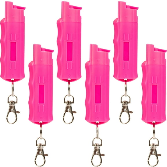 BURN Pepper Spray 1/2oz Pink 6 Pack