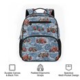 thumbnail image 6 of Jeiento Tractor 13.5" Kids Outdoor Backpack, Anti-scratch Preschool Bookbag with Side Mesh Pocket, Dual Carry Stylish Toddler Bag for Picnic Camping Kindergarten Use, 6 of 7