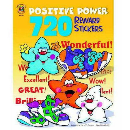 Mini Reward Stickers - Instructional Fair 720 Reward Stickers Positive Power Stickers Sticker Book, 1