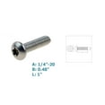 thumbnail image 2 of Marine Boat 1/4" Tampered Proof Panhead Screw Fully Threaded Stainless Steel 316, 2 of 8