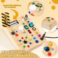 thumbnail image 4 of Tabla Montessori Joyreal para niños pequeños con 19 LED de 1 a 6 años, 4 of 7