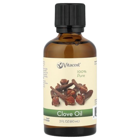 Vitacost 100% Pure Clove Oil, 2 fl oz (60 ml)