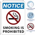 thumbnail image 3 of ADA CENTRAL SIGNS - Notice Smoking is Prohibited Sign - ADA Compliant Digitally Printed Text Wall Sign - Smoke-Free Area Door Signs for Offices, Businesses, Hotels, and Restaurants - Vinyl 14” x 10”, 3 of 7