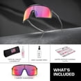 thumbnail image 3 of Oakley OO9462 Sutro S Rectangle Shaped Non-Polarized Sunglasses for Men - Includes Official Eyewear Kit - Matte Black Frame with Prizm Road Lens, 3 of 6
