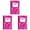 Pink, variant on Unison Composition Notebook, Wide Ruled Composition Book, Marble Composition Notebooks for Work, 30 Sheets/60 Pages, Hard Cover, Sturdy Sewn Binding, Office Classroom Supplies,Black,3Pcs