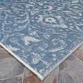 thumbnail image 4 of Couristan Marseille St. Marcel Indoor/Outdoor Area Rug, 5'3" x 7'6", Blue, 4 of 8
