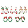 thumbnail image 2 of 10 piezas surtidas de aleación de cristal esmaltado Navidad de Navidad colgante accesorios de fabricación para joyería DIY Gloria  Colgante de joyería de moda, 2 of 9