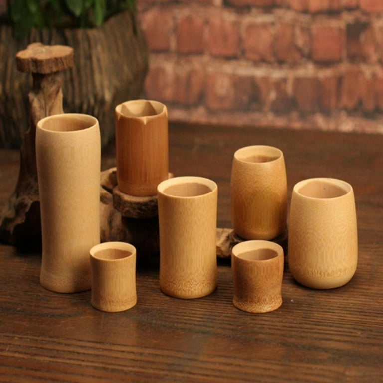Bamboo Cup With Handle, Tea Cup Coffee Cup Bamboo, Wooden Cup Unique Style,  Japanese Chinese Tea Cup, Bamboo Mug, Gift Idea 
