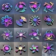 thumbnail image 2 of 1 unids Metal Rainbow Fidget Spinner Colorido Edc Hand Spinner Anti-ansiedad Juguete Para Spinners Focus Alivia el Estrés Adhd Finger Spinner estilo aleatorio   JM, 2 of 3