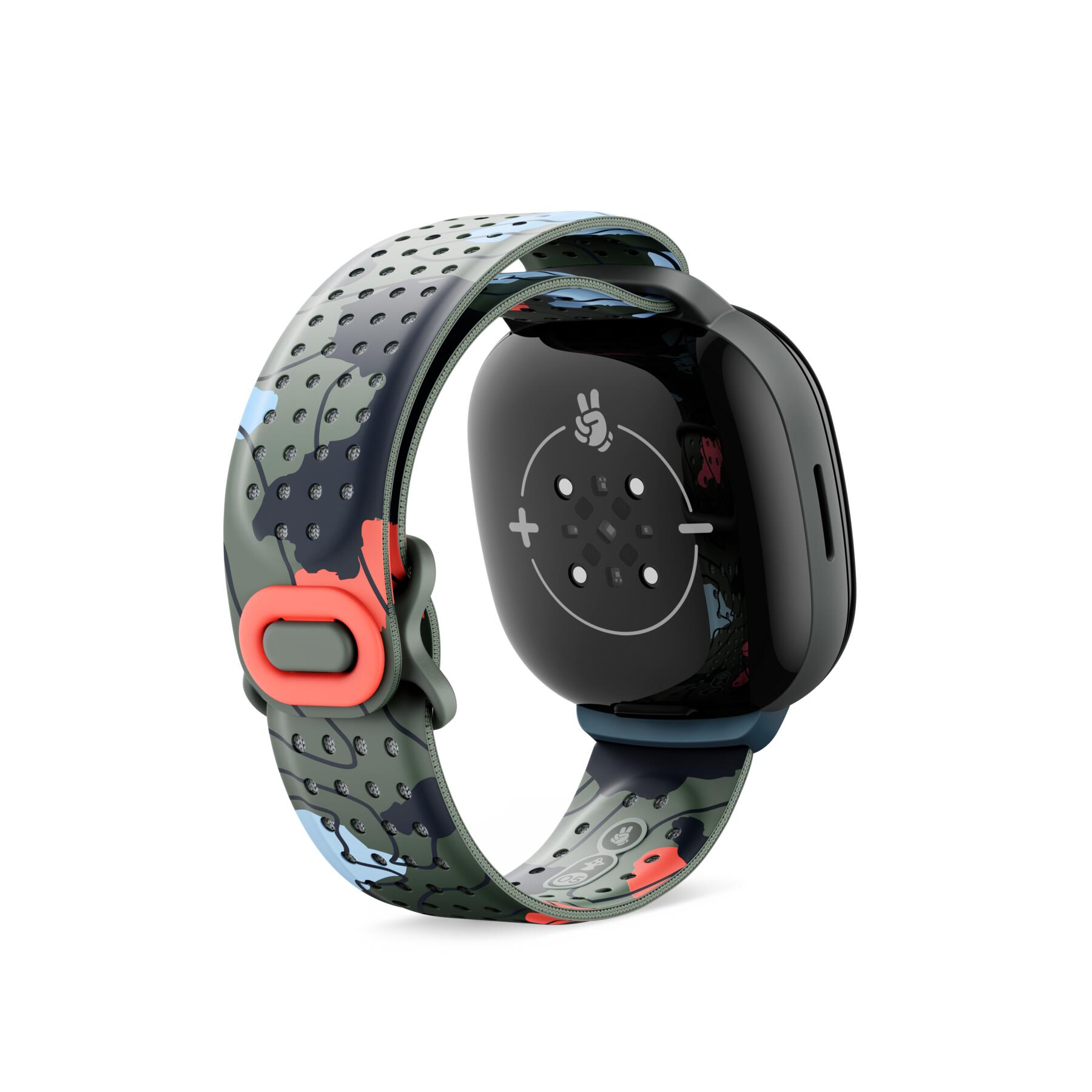 Fitbit Ace LTE Band - Kids Smartwatch Band - Water Resistant - One Size Fits All - Camp Nightmare