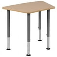 thumbnail image 3 of Flash Furniture Billie Hex Natural Collaborative Student Desk (Adjustable from 22.3" to 34") - Home and Classroom, 3 of 4