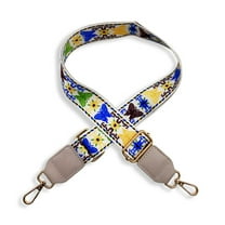 Empire Cove Shoulder Purse Bag Guitar Straps Crossbody Handbag Adjustable Butterfly