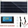 thumbnail image 4 of 300W 12V Solar Panel, Solar Panel Kit, Battery Charger Kit with 60A Solar Charge Controller for RV, Yacht, Outdoor, Garden, Lighting, 4 of 5