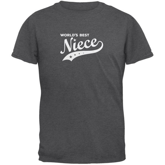 World's Best Niece Dark Heather Adult T-Shirt - Large