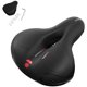 thumbnail image 1 of Cojín de asiento de bicicleta amortiguador de resorte mejorado asiento amortiguador ultra suave negro rojo Xemadio CJWUS-4068, 1 of 7