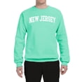 thumbnail image 2 of Wild Bobby State of New Jersey College Style Unisex Crewneck Sweatshirt, 2 of 6