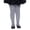 Black/White, variant on Striped Tights Costume Accessory for Children, Black and White, S (6/6X), Halloween by Way To Celebrate